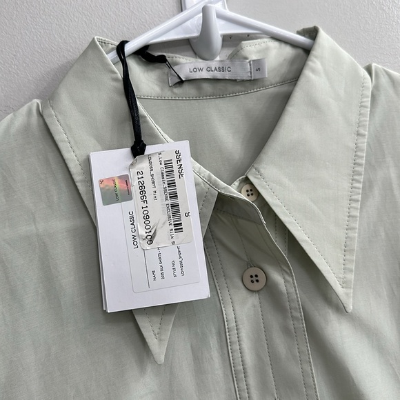 Low Classic Green Silk Shirt - Picture 6 of 10